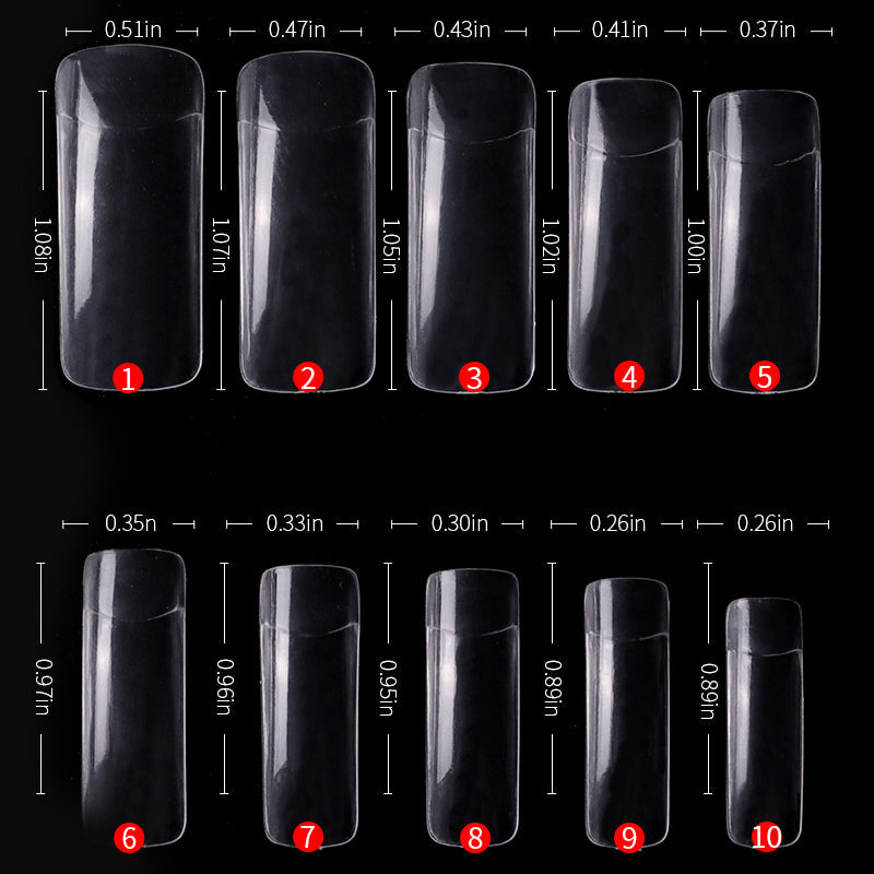 Nageltippar 500 pack / Lösnaglar