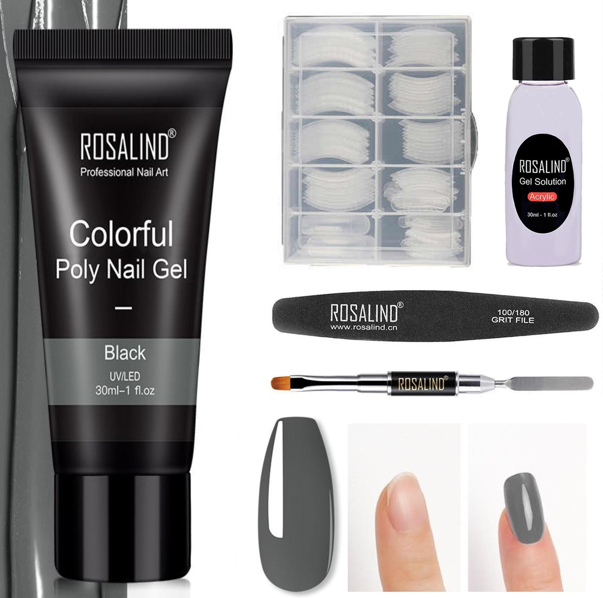 Färgad Polygel Kit