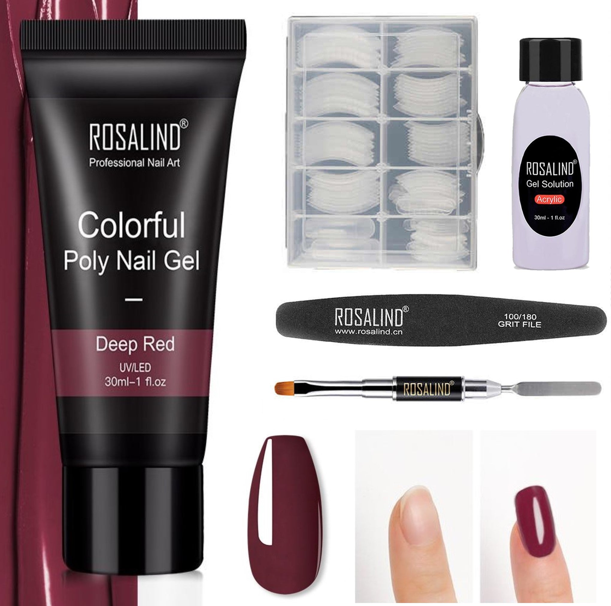 Färgad Polygel Kit