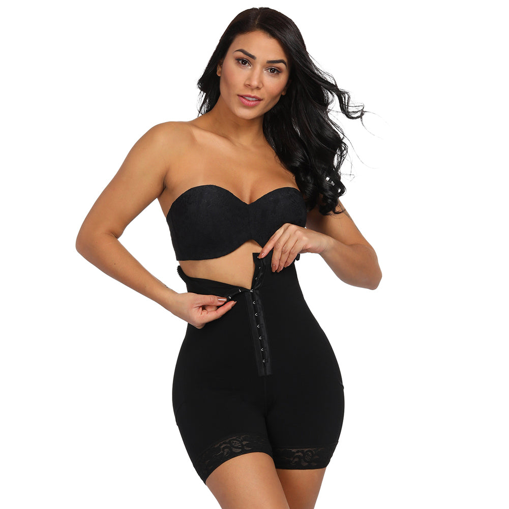 Shapewear Shorts / Body shaper med kroge uden skulderstropper