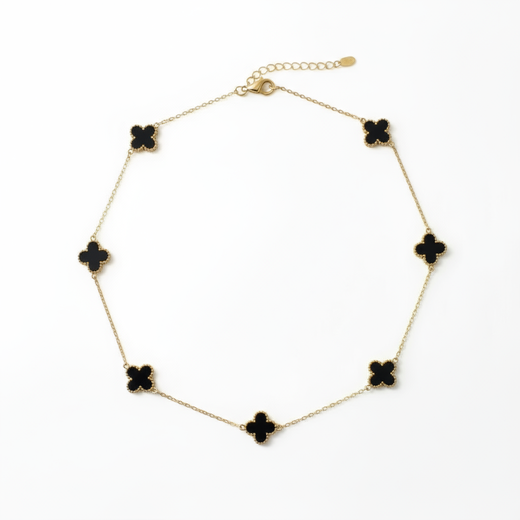 Stella Halskæde Sort