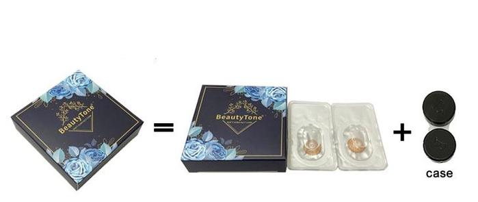 Farvede Linser Angela Coffee 1 År