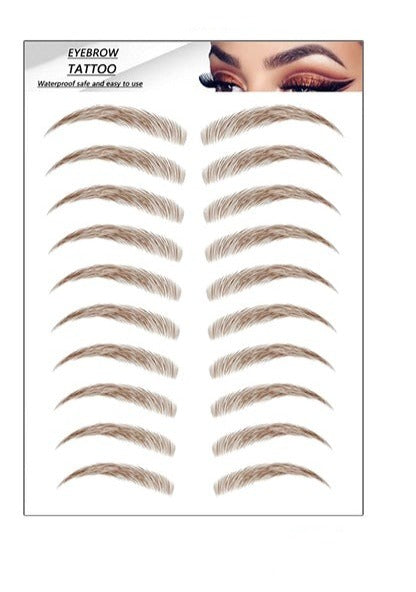 Øjenbryn tatovering / Eyebrow Tattoo 4D Brun
