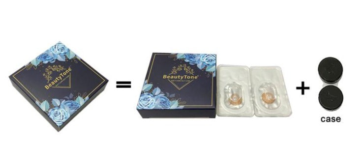 Farvede Linser Grå 1 År