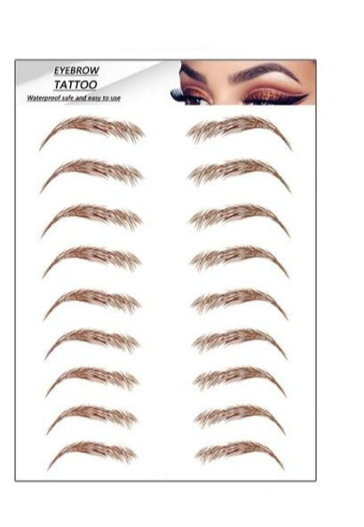 Øjenbryn tatovering / Eyebrow Tattoo 4D Brun