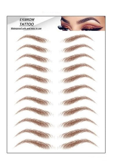 Øjenbryn tatovering / Eyebrow Tattoo 4D Brun