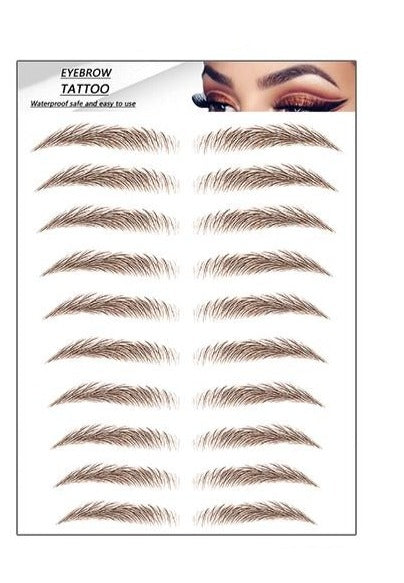 Øjenbryn tatovering / Eyebrow Tattoo 4D Brun