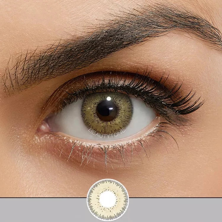 Farvede Linser Chestnut 1 År