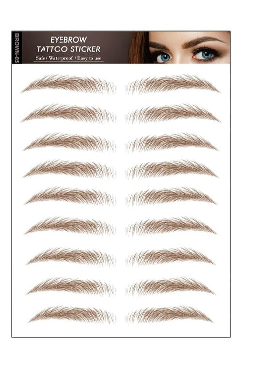 Øjenbryn Tattoo / Eyebrow Tattoo 4D Brun