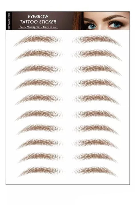 Øjenbryn Tattoo / Eyebrow Tattoo 4D Brun