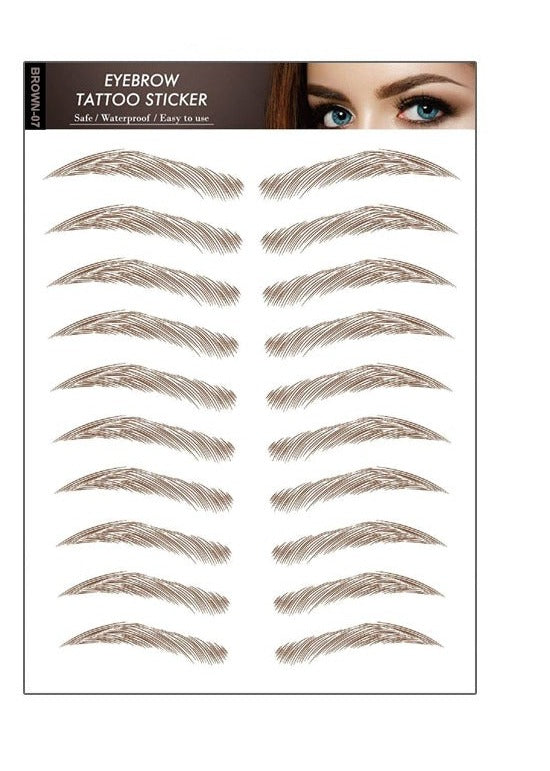 Øjenbryn tatovering Brun / Eyebrow Tattoo 4D Brown
