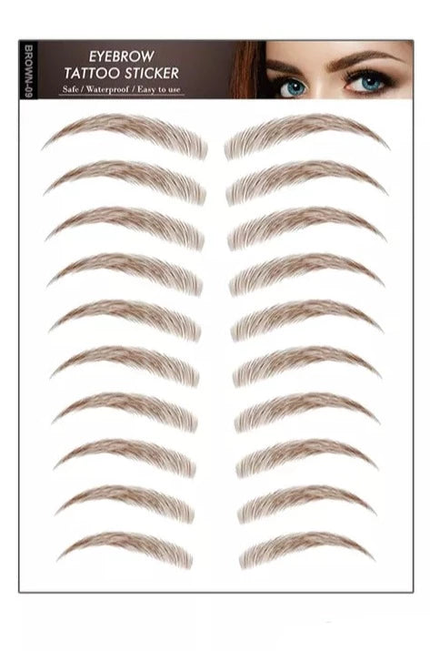 Øjenbryn tatovering Brun / Eyebrow Tattoo 4D Brown