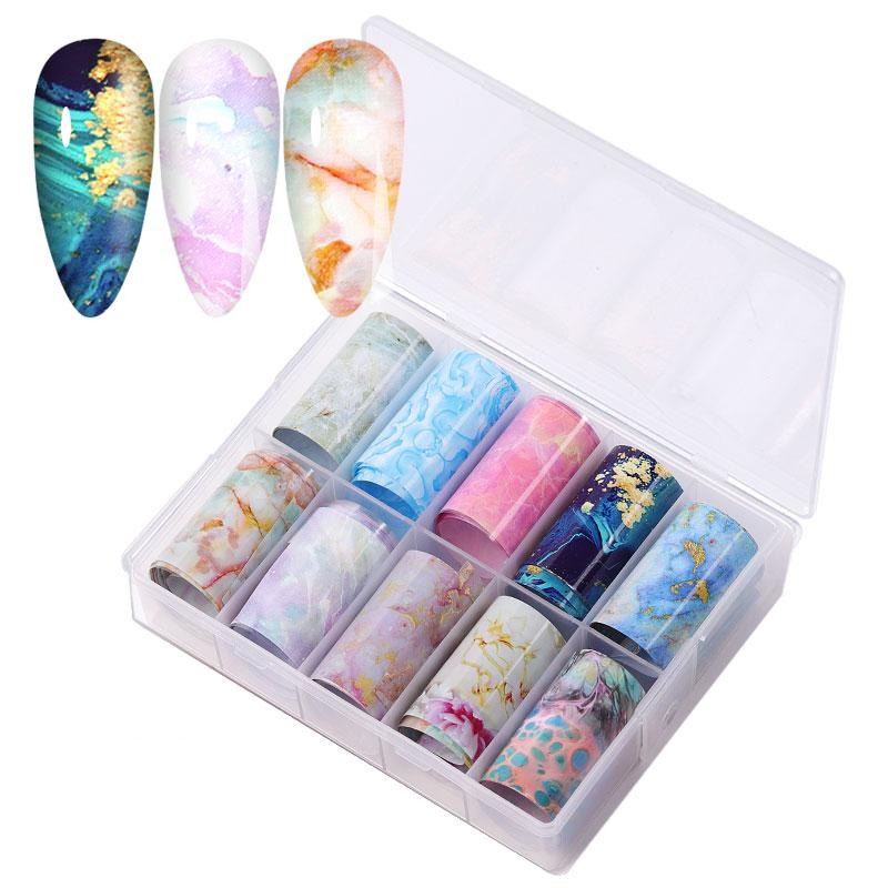 Nail Art Foil 10 Rullar