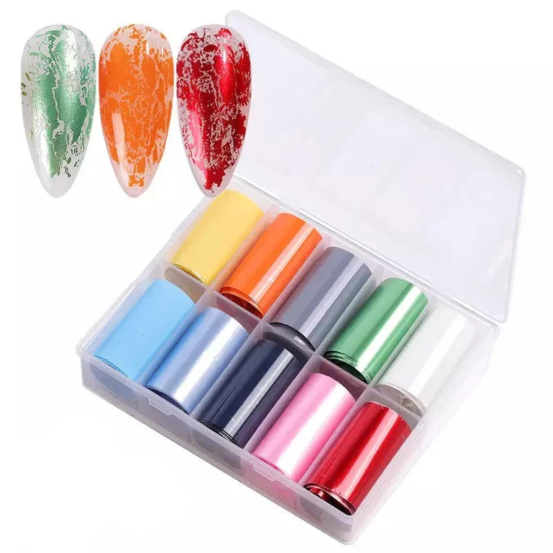 Nail Art Foil 10 Rullar