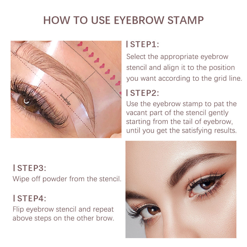 Øjenbryn / Eyebrow Stamp Kit