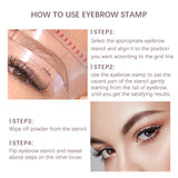 Ögonbryn/ Eyebrow Stamp Kit