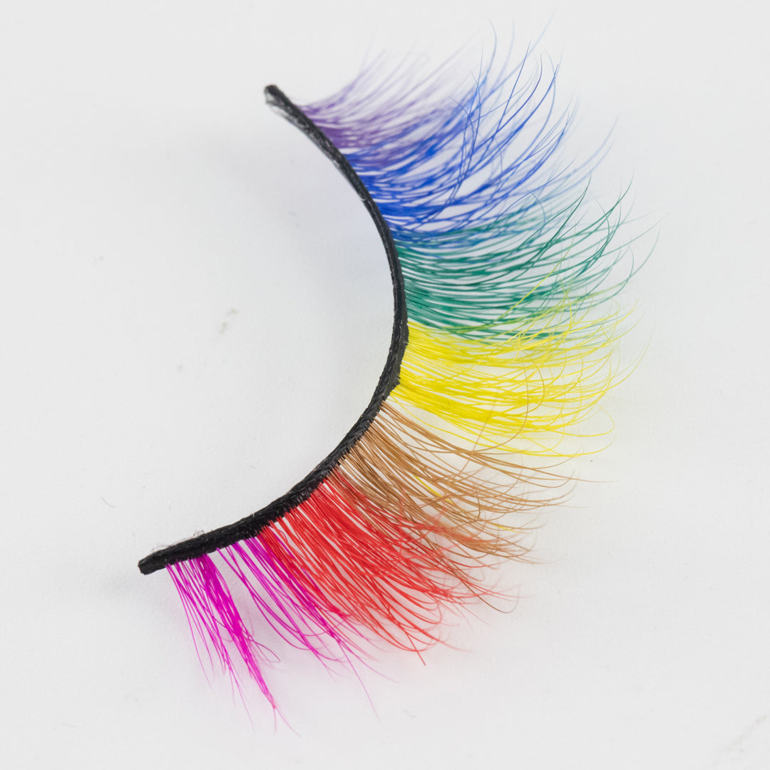 Rainbow falske øyevipper 3D øyevipper